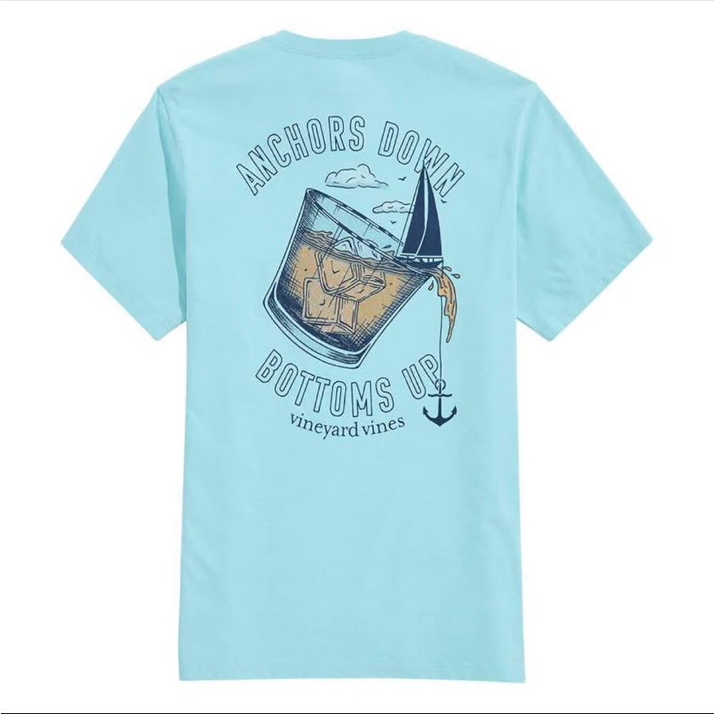 Vineyard Vines Blue Short Sleeve Tee | Men’s Size M | Gently Used